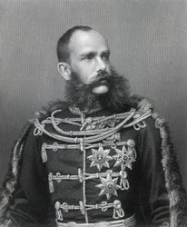 Rakouského císaře Františka Josefa I., ryl George J. Stodard